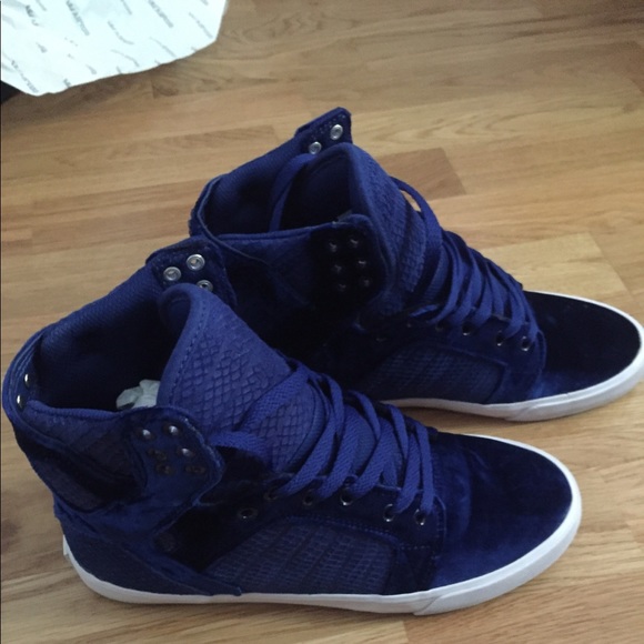 Supra Shoes - Supra royal blue white sneakers